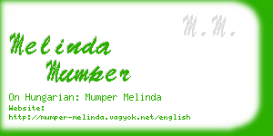 melinda mumper business card